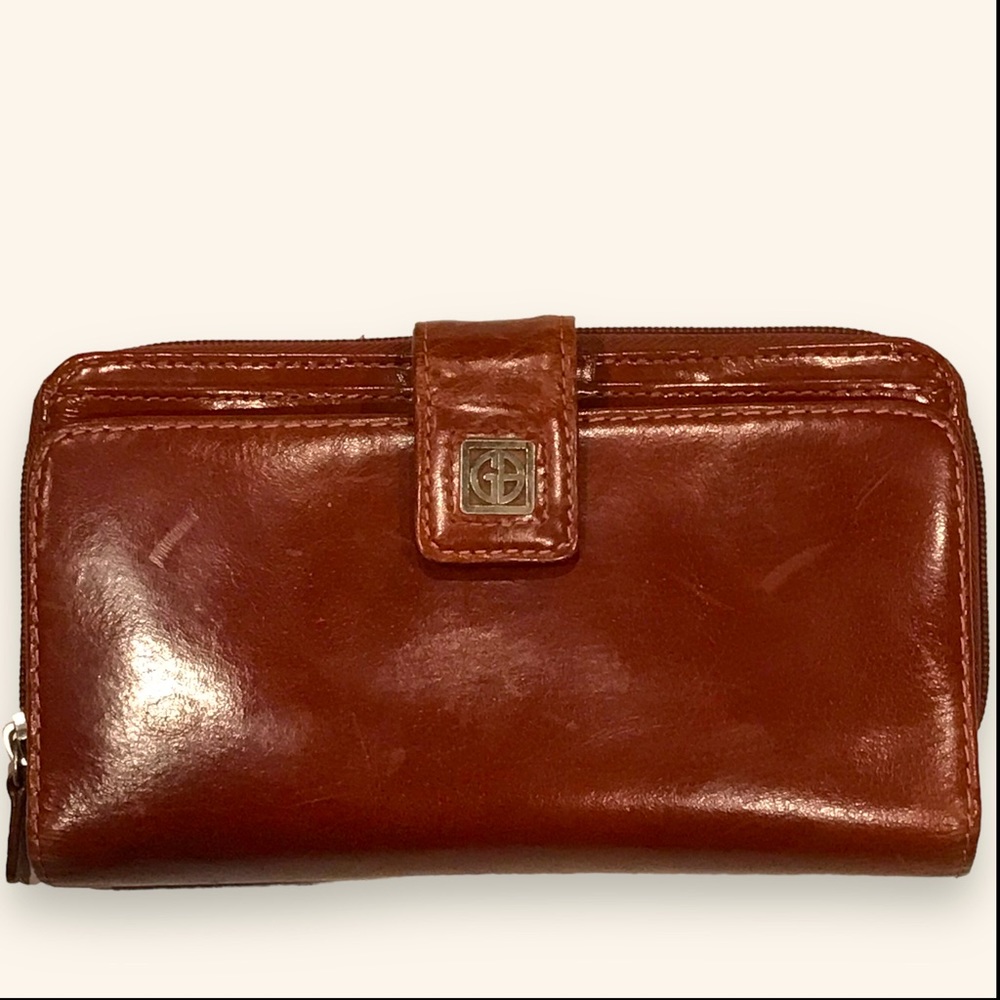 GIANI BERNINI Leather Clutch-Style Wallet